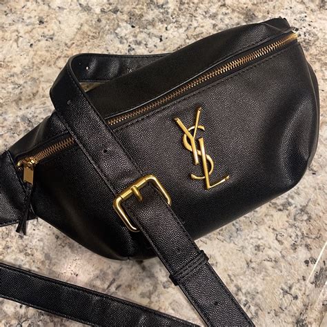 ysl black fanny pack